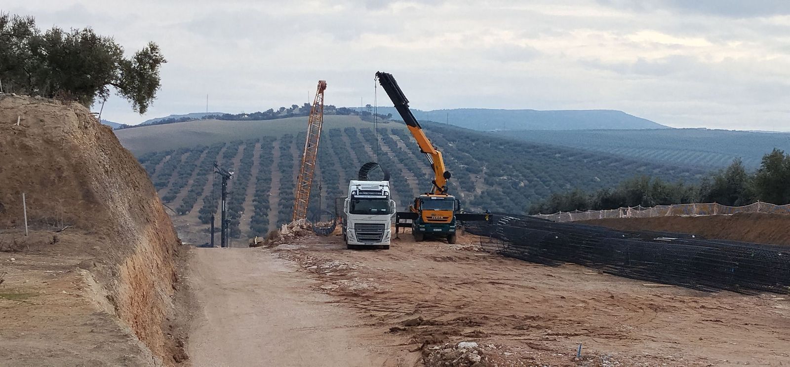Obras en la Variante de Loja en el tramo A-92