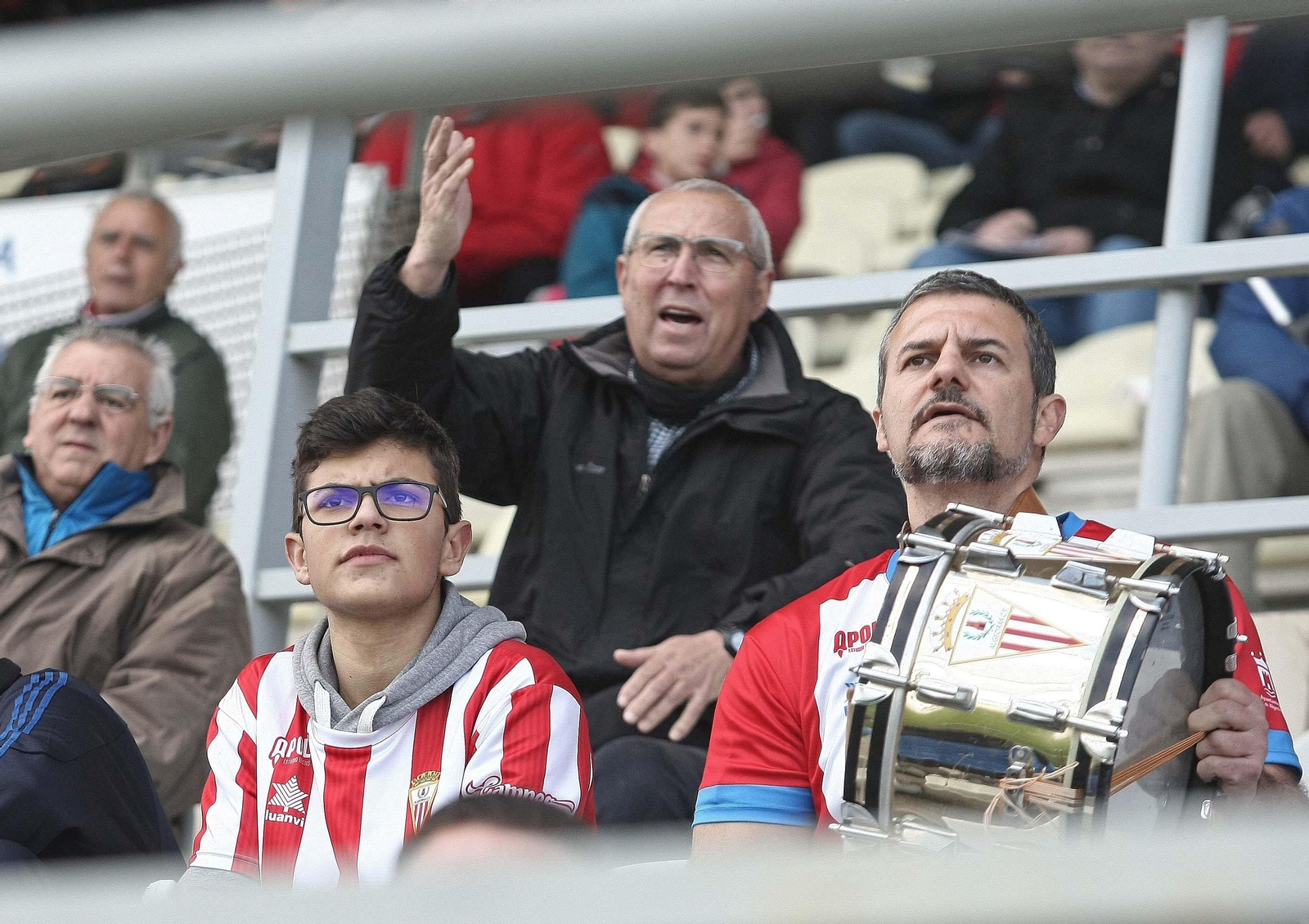 Nacho y David Pérez, el pasado domingo en el Nuevo Mirador.