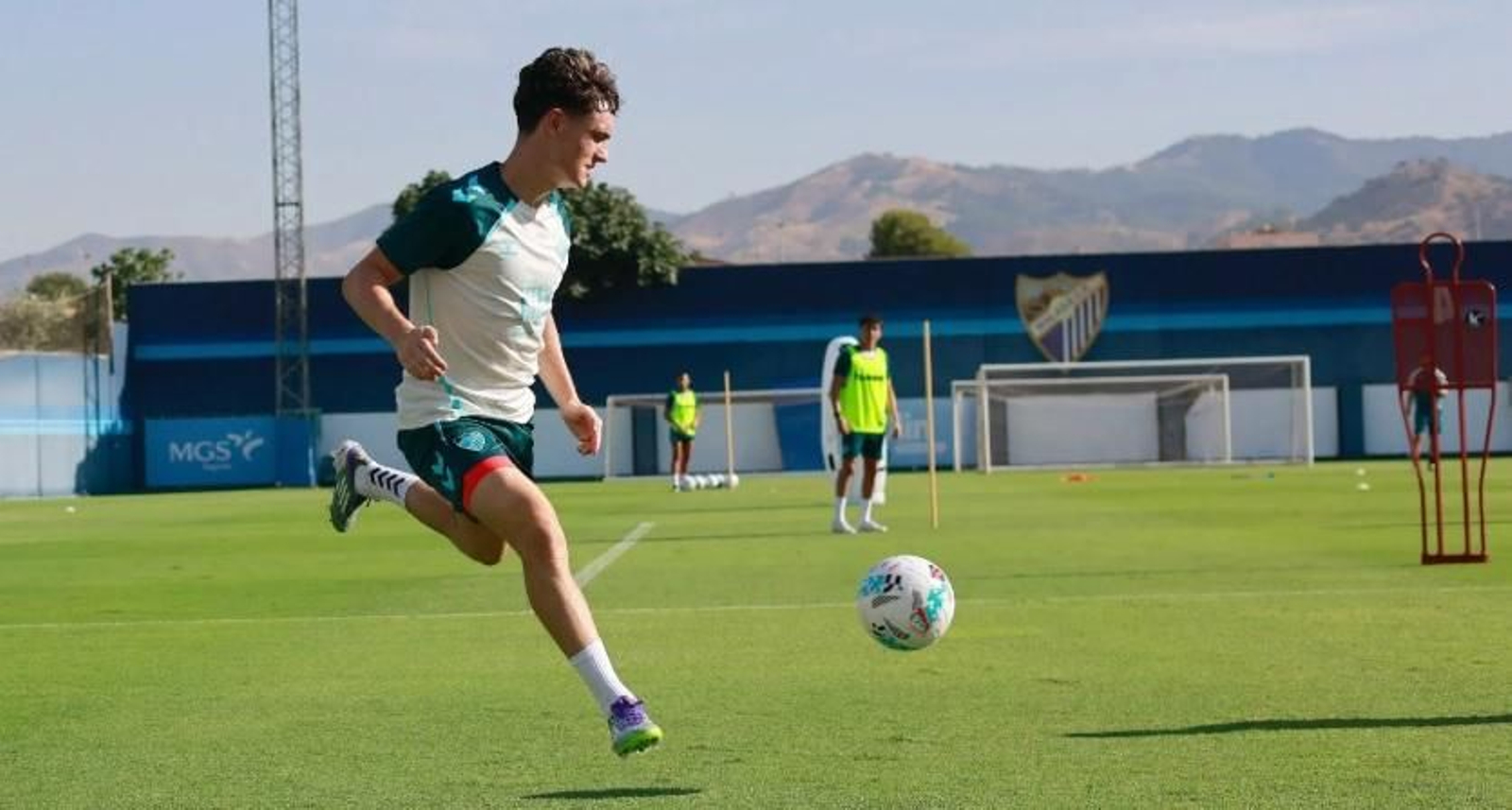 Aaron Ochoa, en acción.