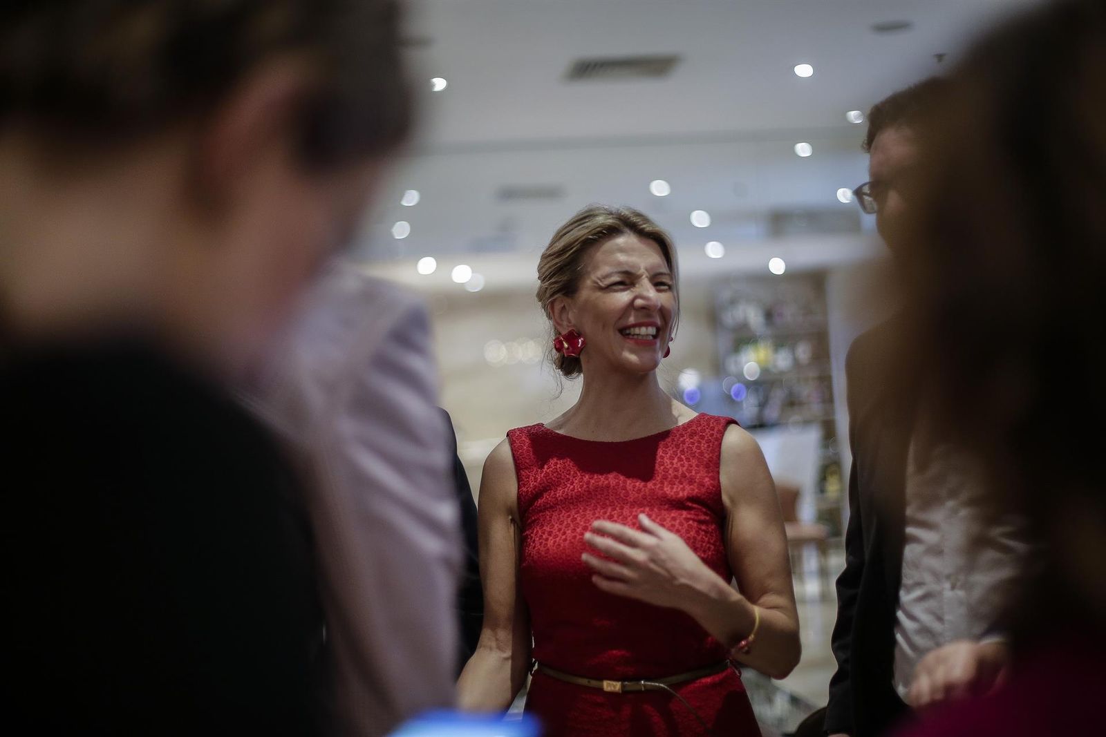 La vicepresidente y ministra de Trabajo de España Yolanda Díaz