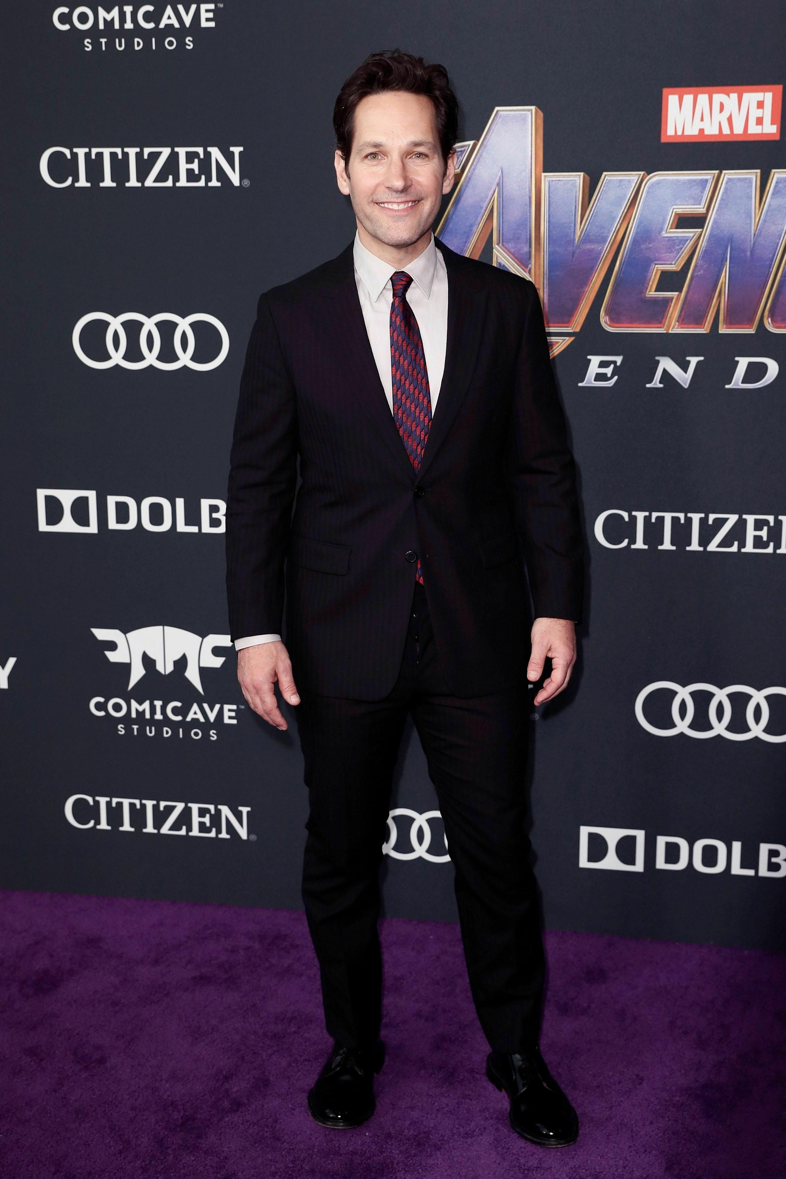 Paul Rudd Vengadores: Endgame, la alfombra roja de la première más esperada del año