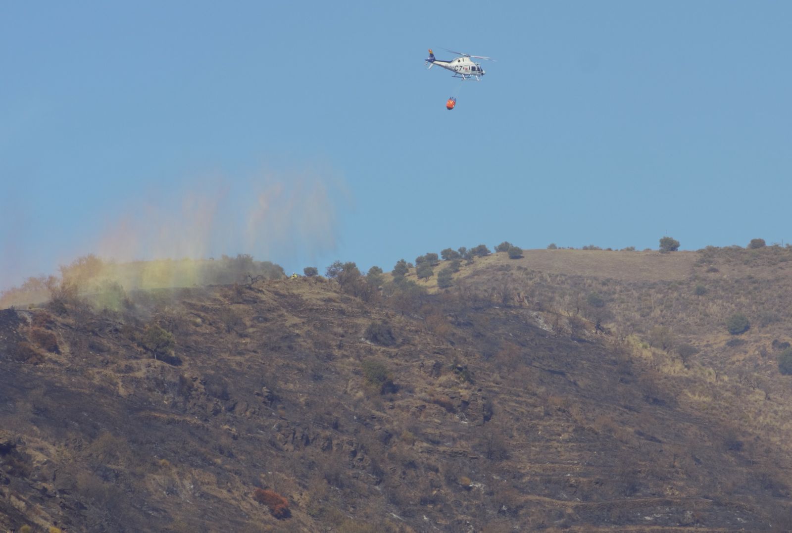 Galería de imágenes del incendio forestal de Almuñécar e Ítrabo