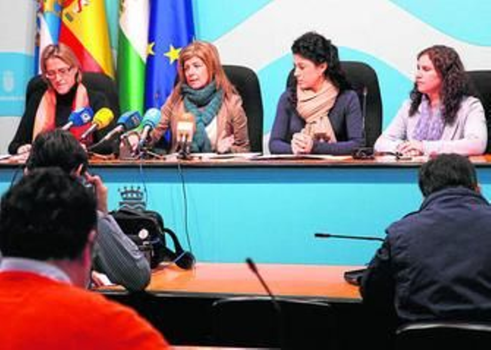 Un momento de la presentación ayer de los actos del Día de la Mujer.