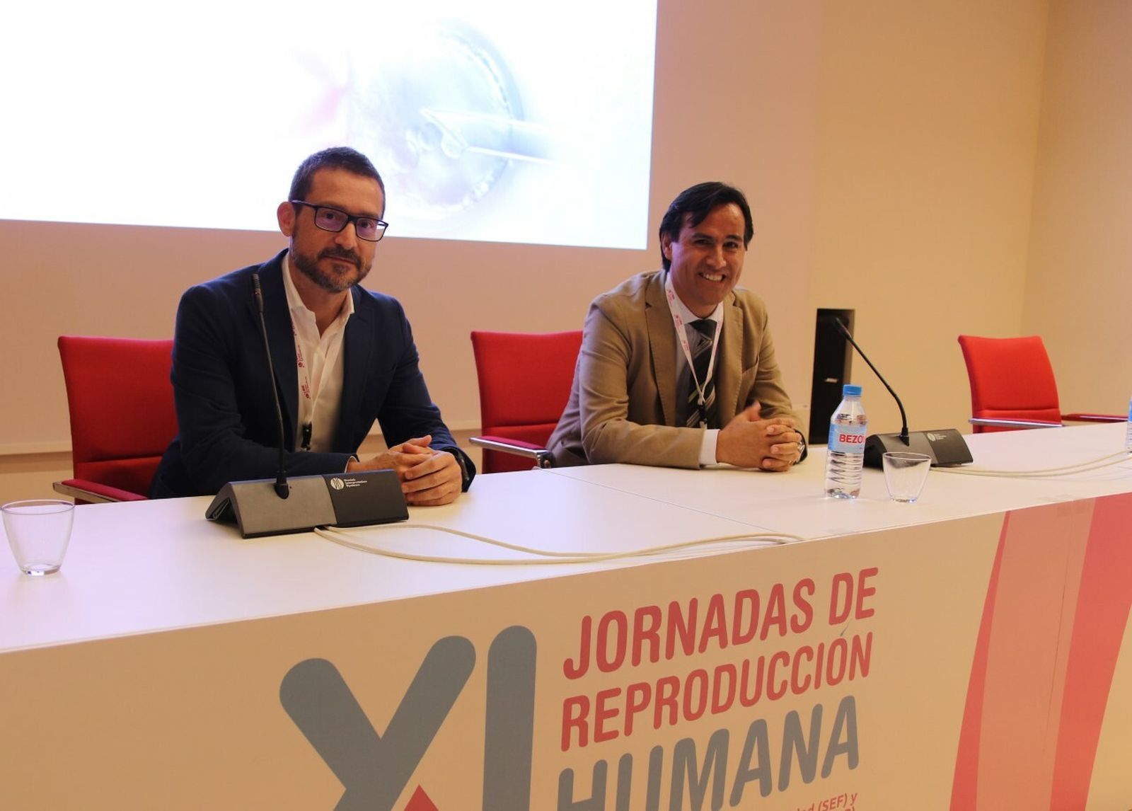 José Bellver (izquierda) y Claudio Álvarez, en las jornadas del Centro Gutenberg