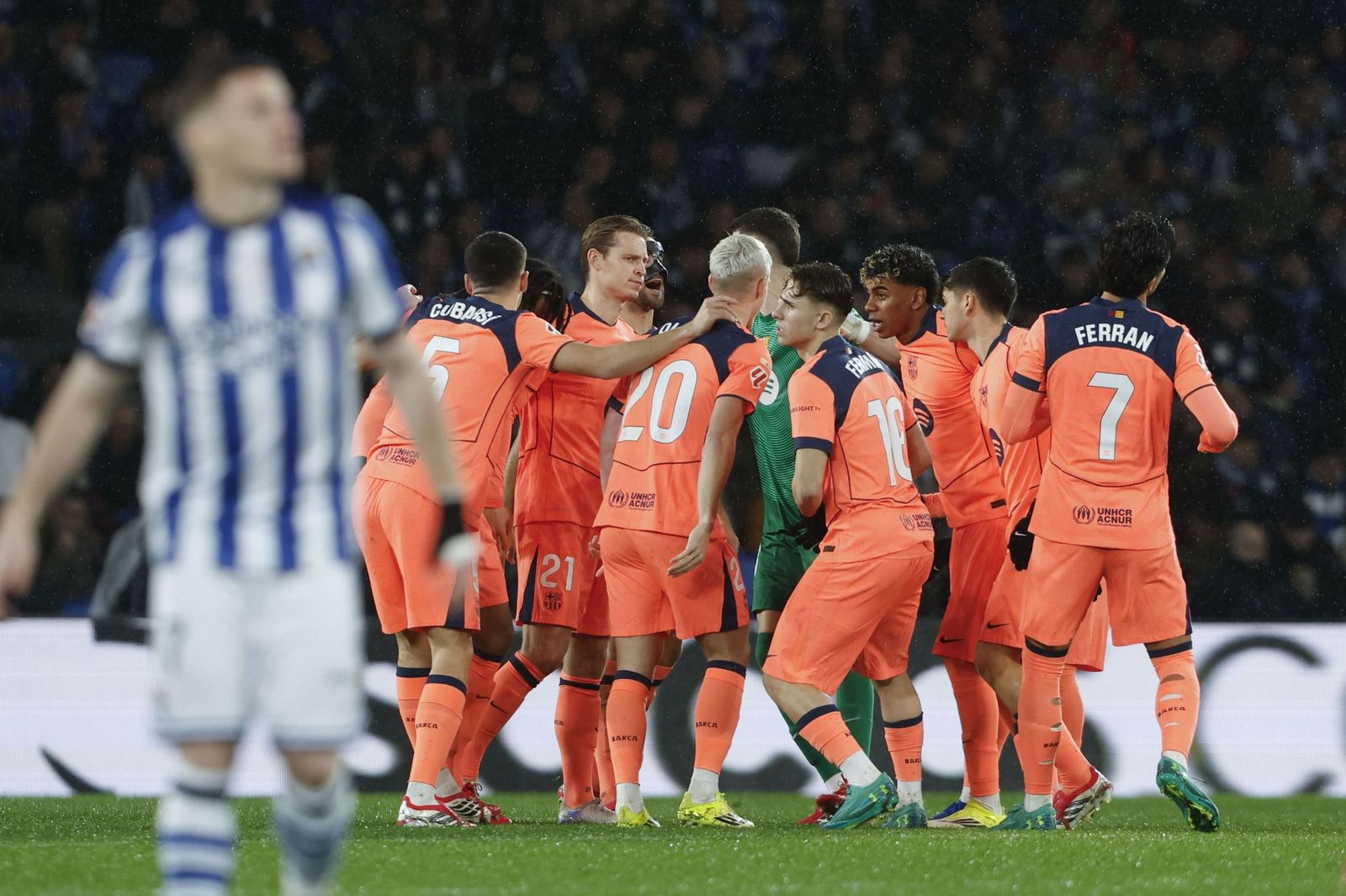 Las fotos de la derrota del Barcelona contra la Real Sociedad