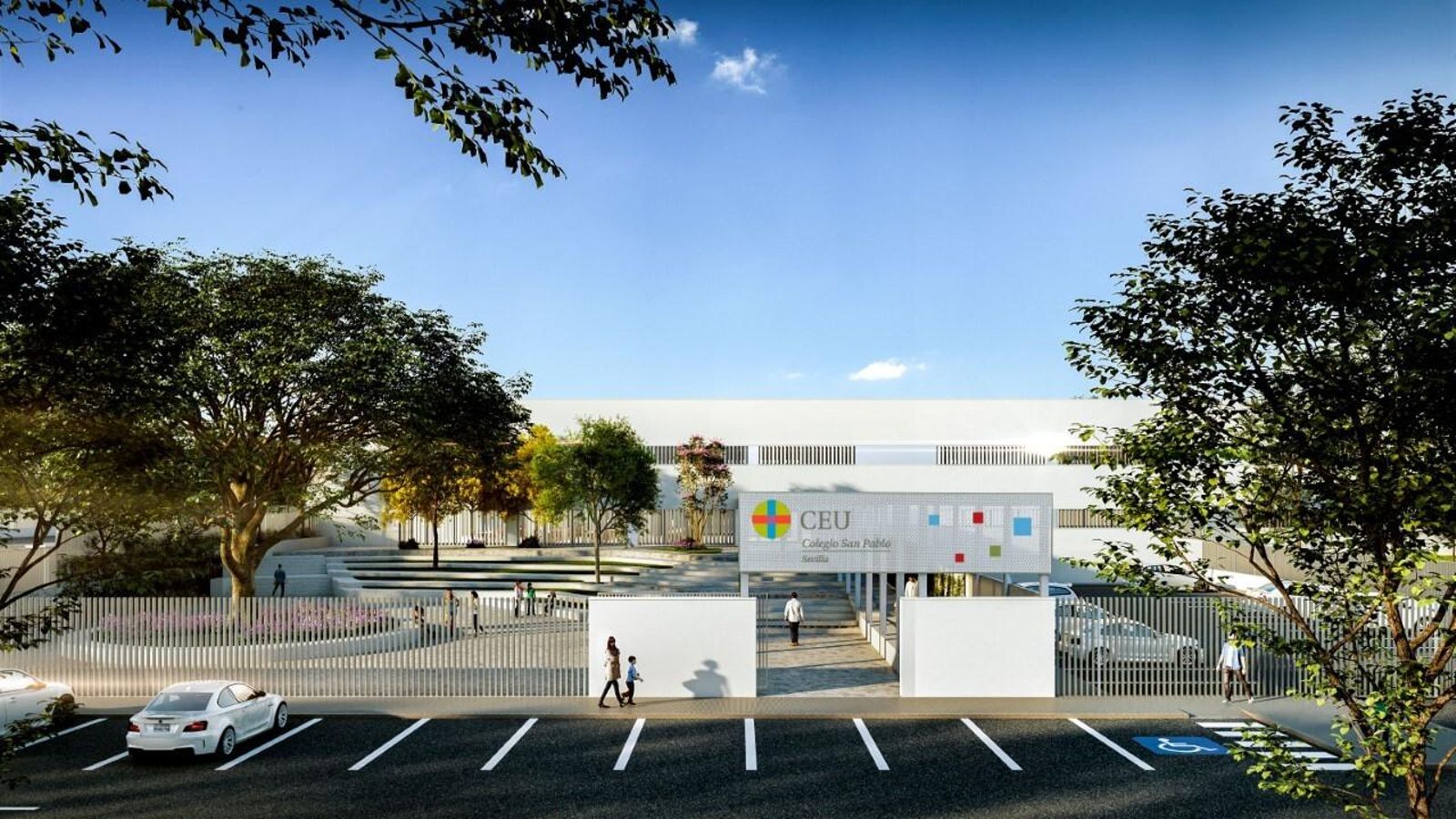 Panoránica general del campus del CEU San Pablo.