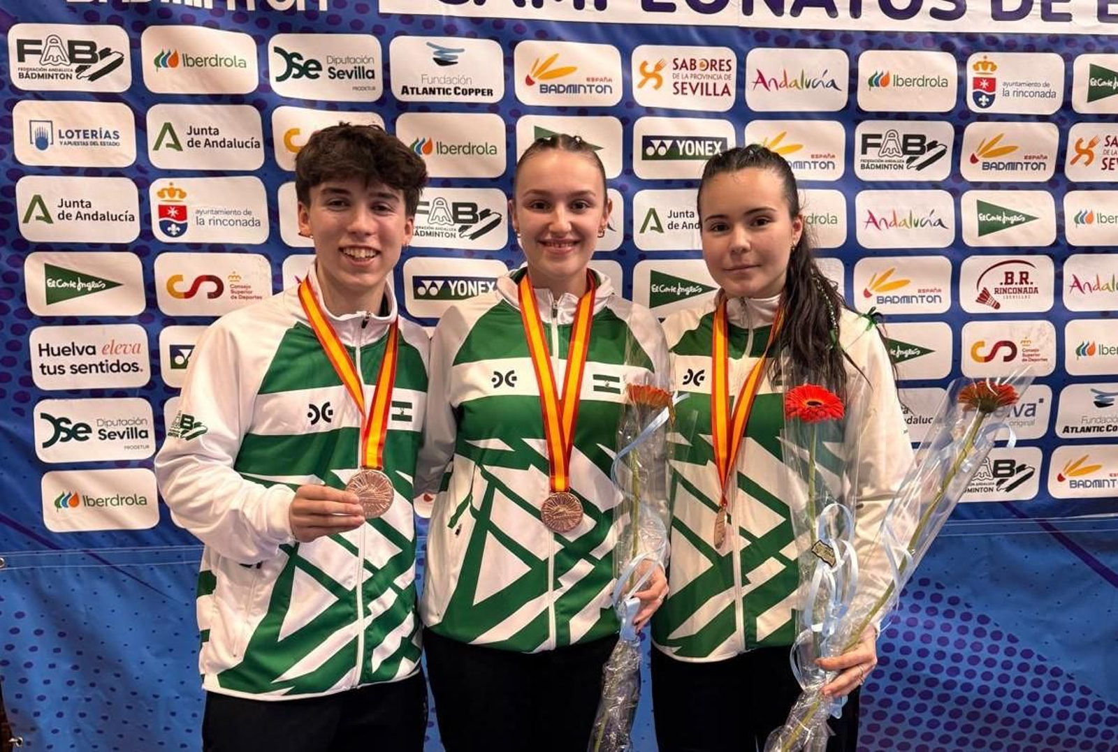 Cristina Teruel, Jesús de Burgos y Rocío Martín.