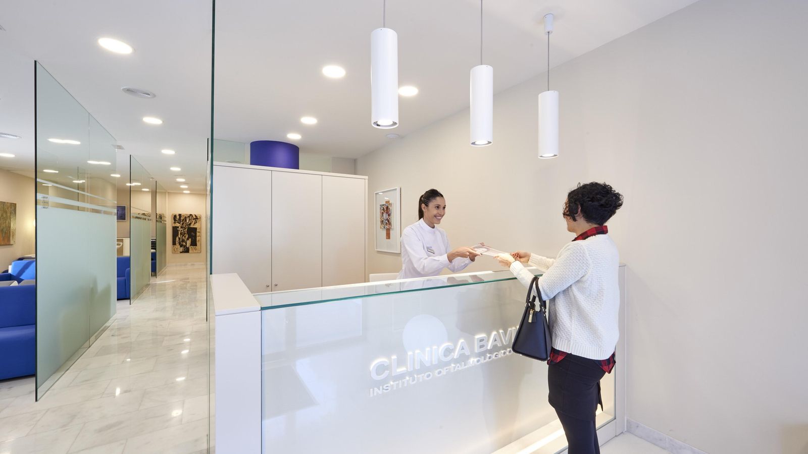 Interior de uno de los centros de Clínica Baviera.