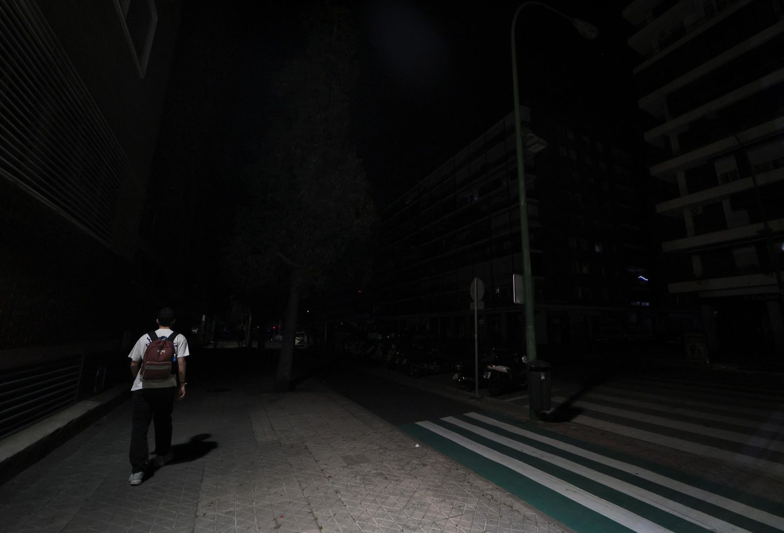 Imágenes del apagón en Sevilla