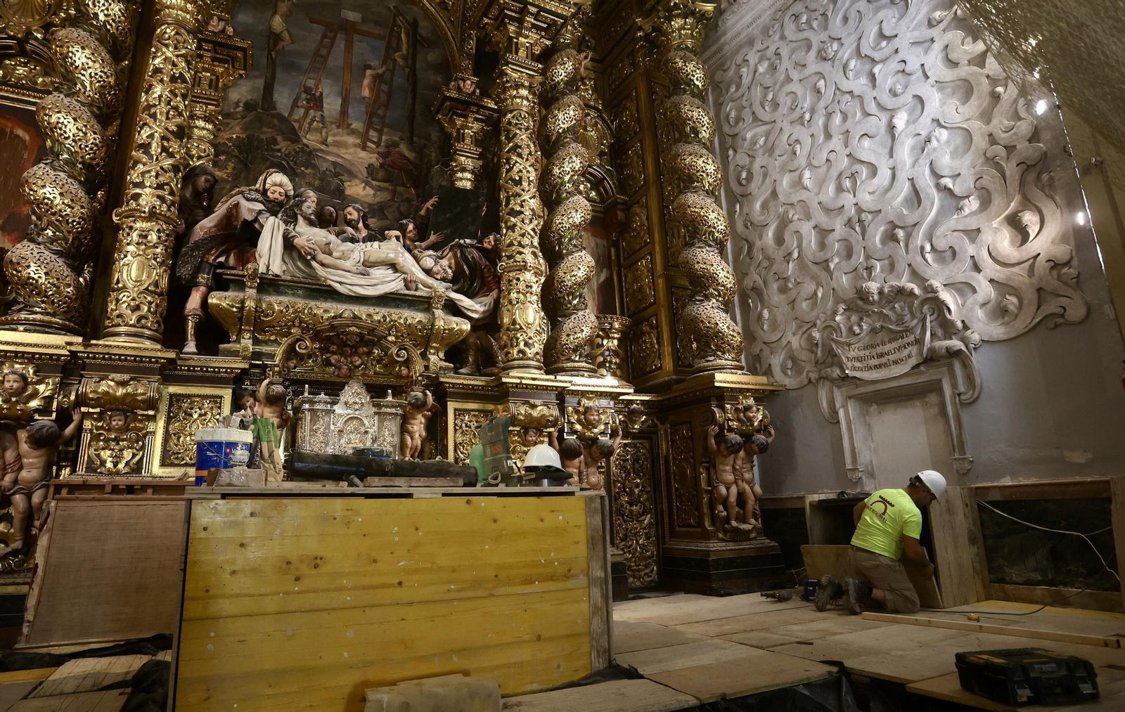 Obras en la Iglesia de La Caridad