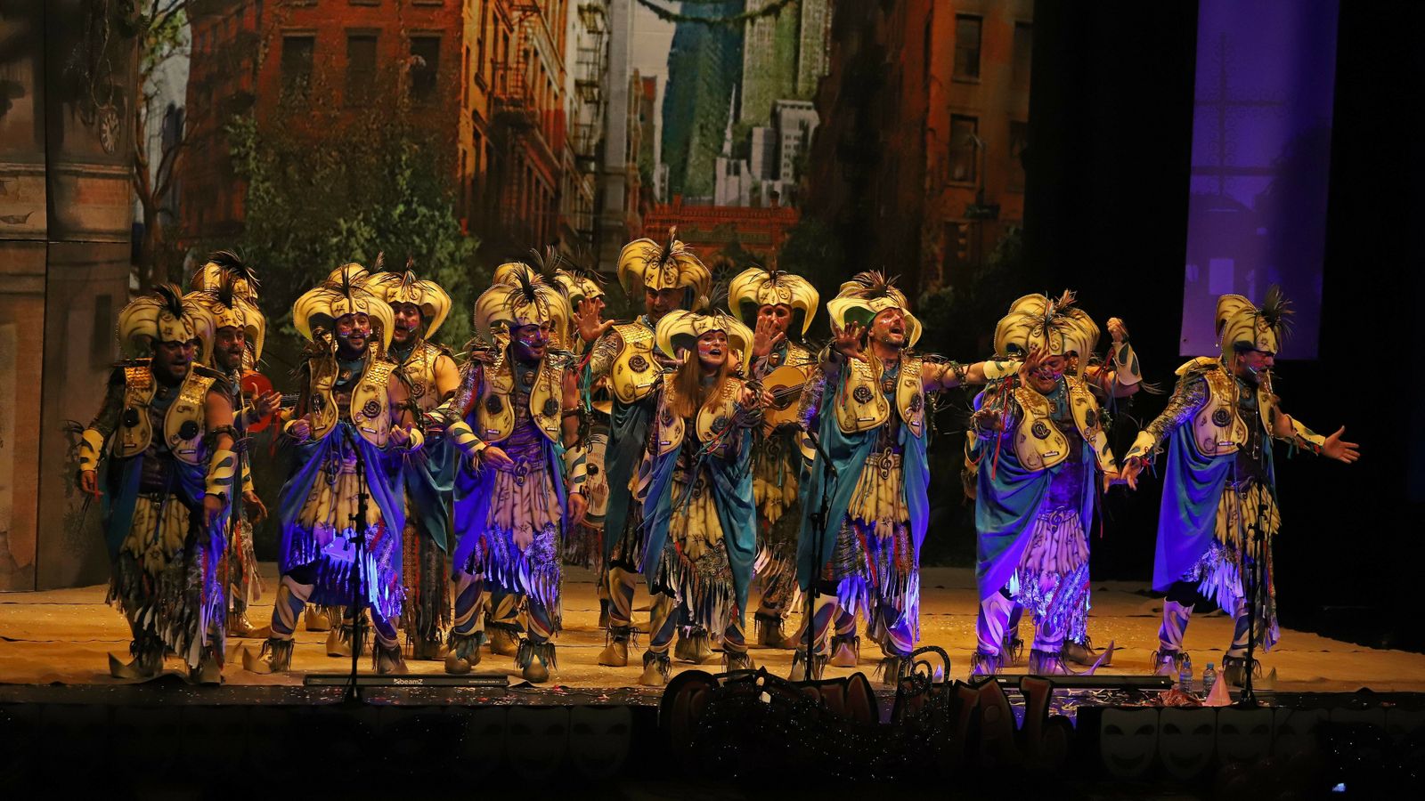 La tribu de Cádiz. Comparsa de Algeciras.