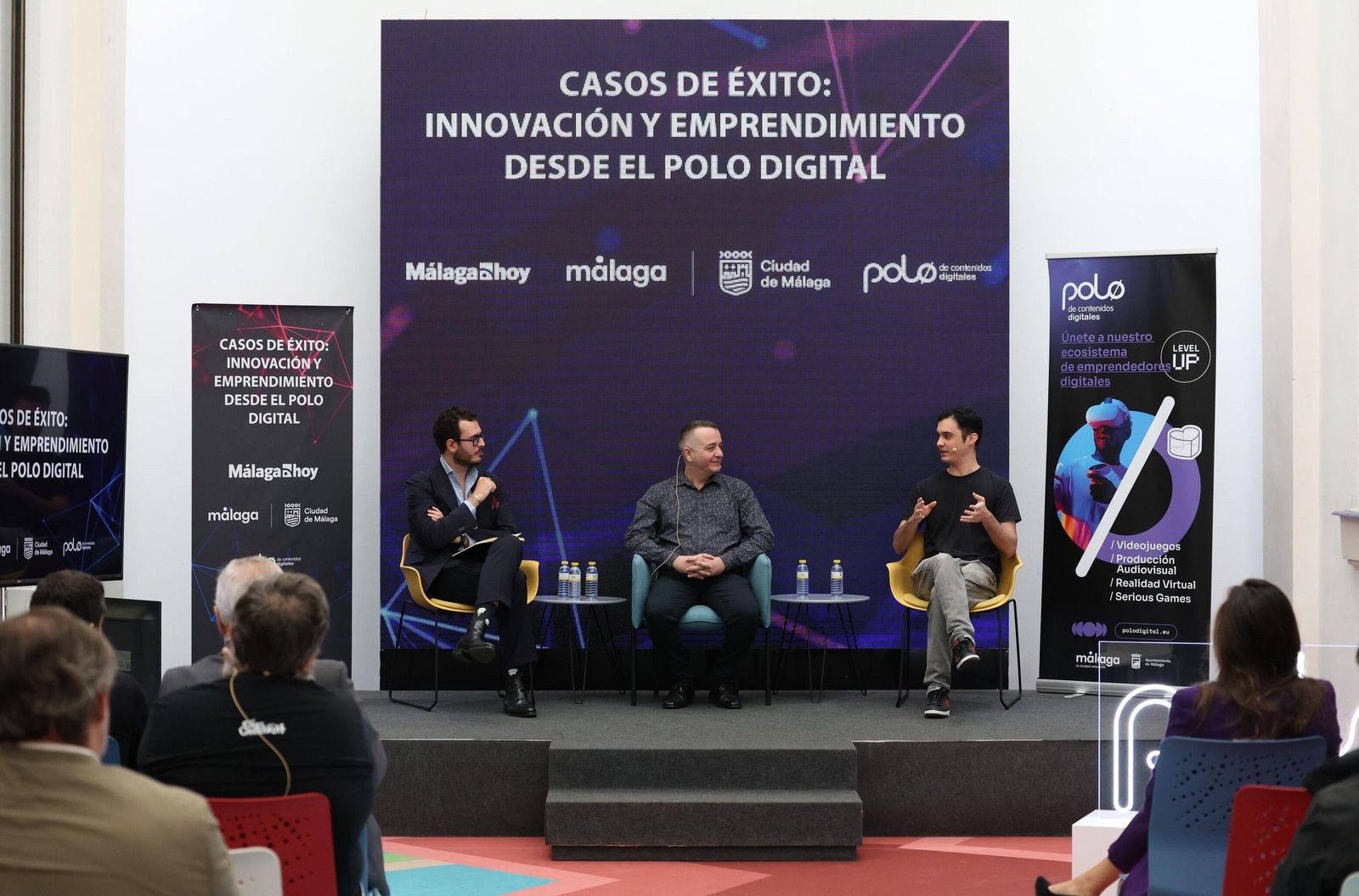 Jorge Pedrosa, Juan Antonio García y Víctor Camacho.