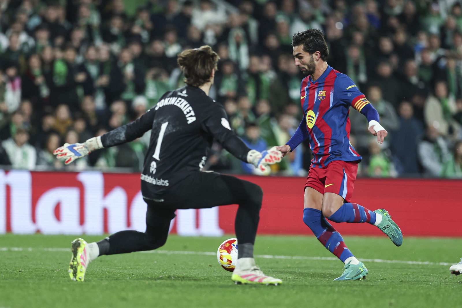 Las fotos del Racing-Barcelona de Copa