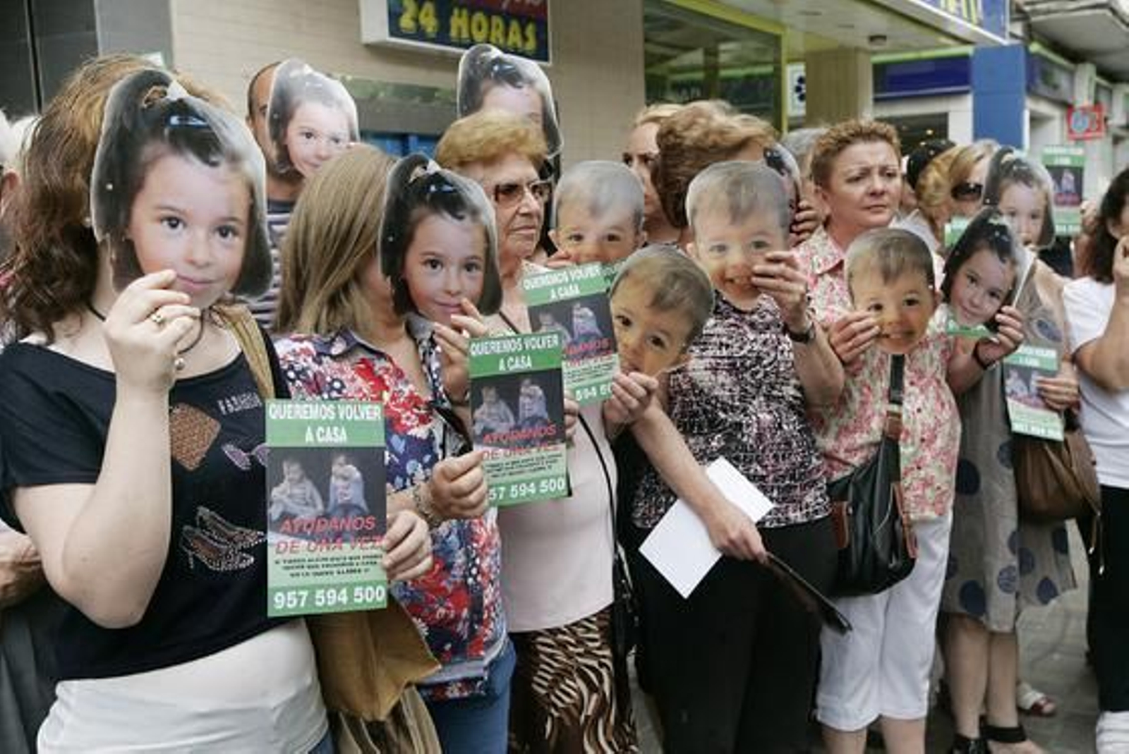 Manifestación de la Plataforma Ruth y José Desaparecidos.