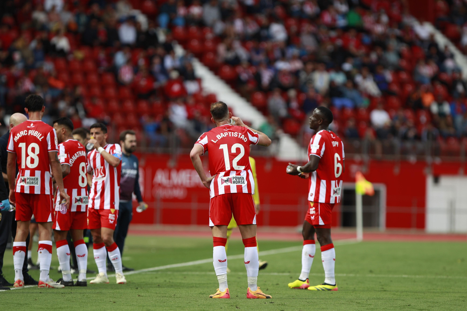 Las mejores imágenes del partido de fútbol U.D. Almería-Villarreal C.F.