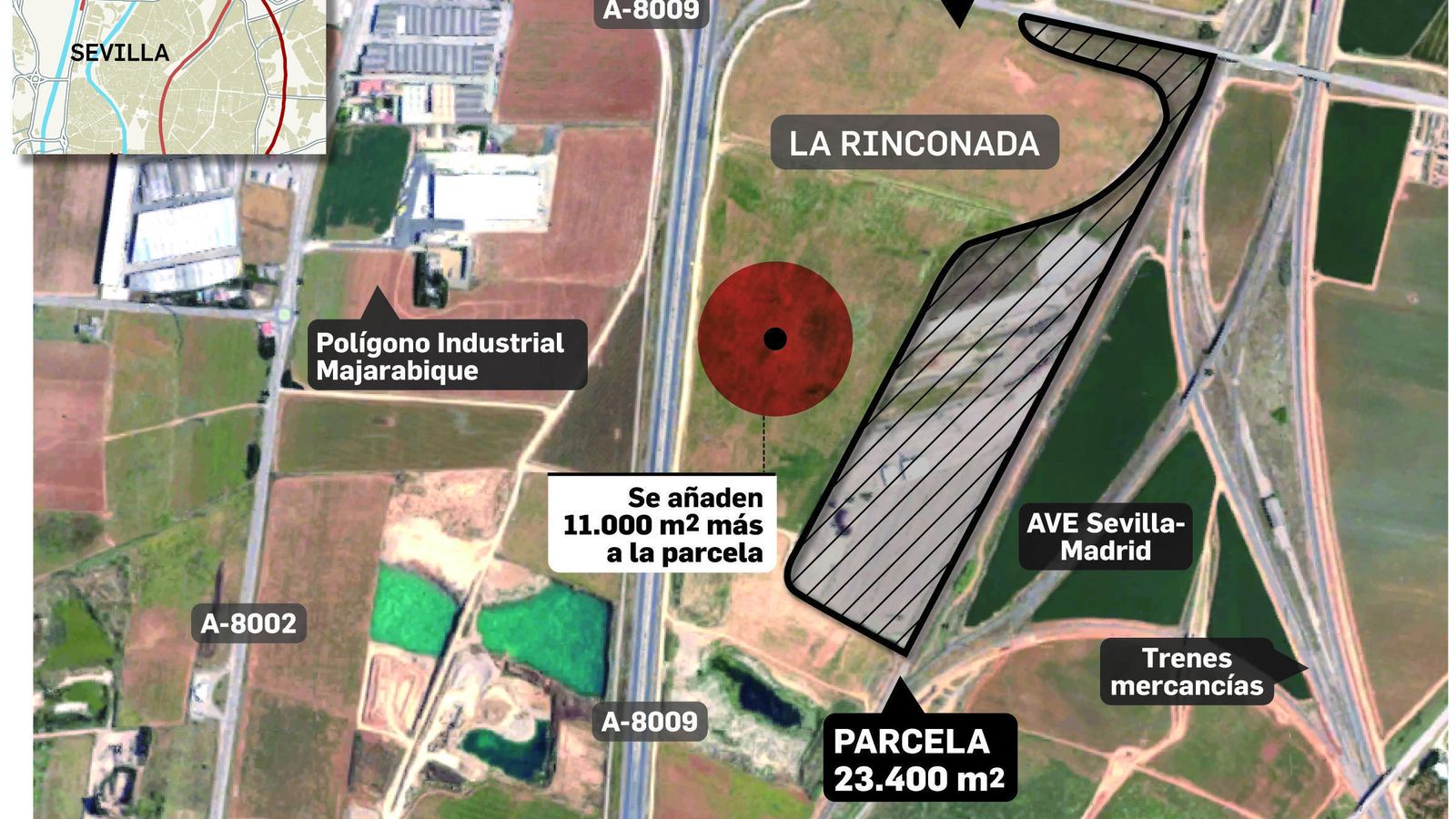 Localización de la parcela de Majarabique