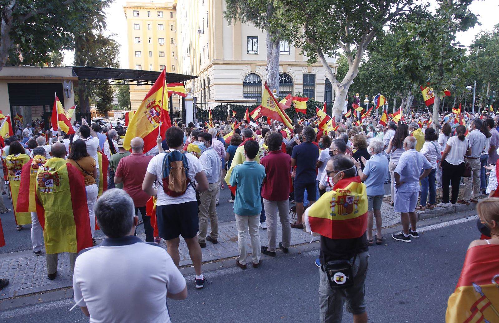 CONCENTRACION EN ERITAÑA EN FAVOR DE LA GUARDIA CIVIL