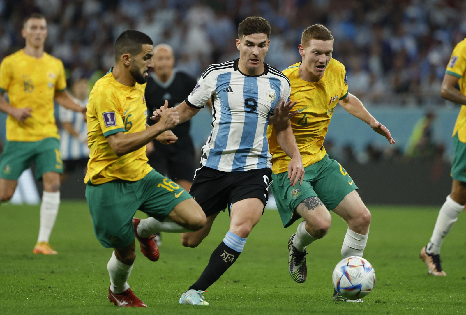 Las fotos del Argentina - Australia