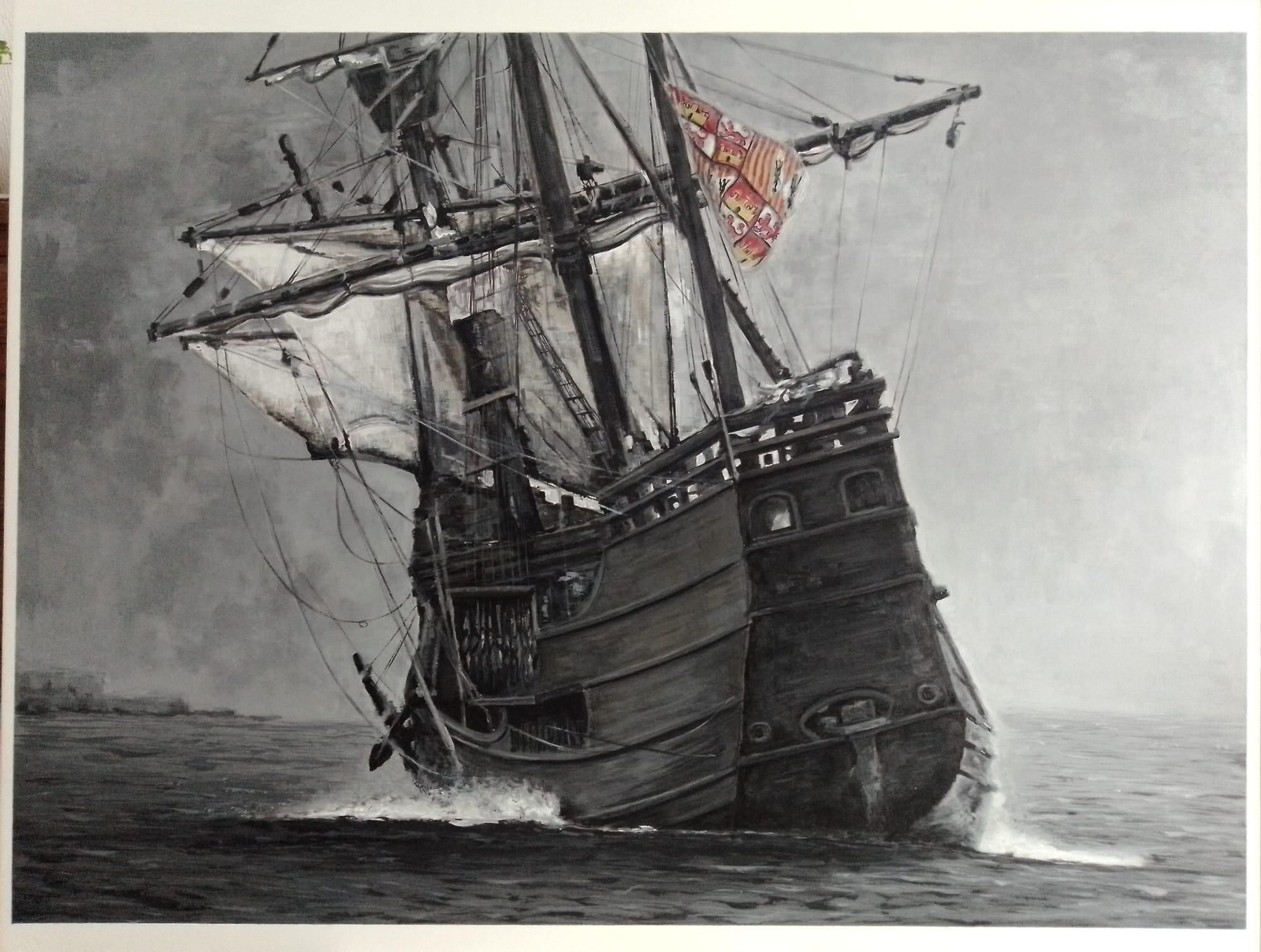 Una imagen de la obra seleccionada, que se podrá contemplar en el Museo Naval de Madrid.