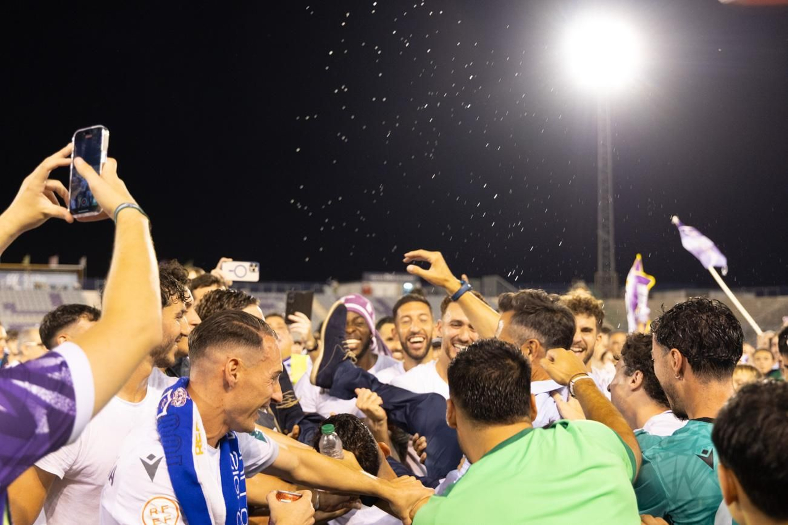 La celebración del Real Jaén.
