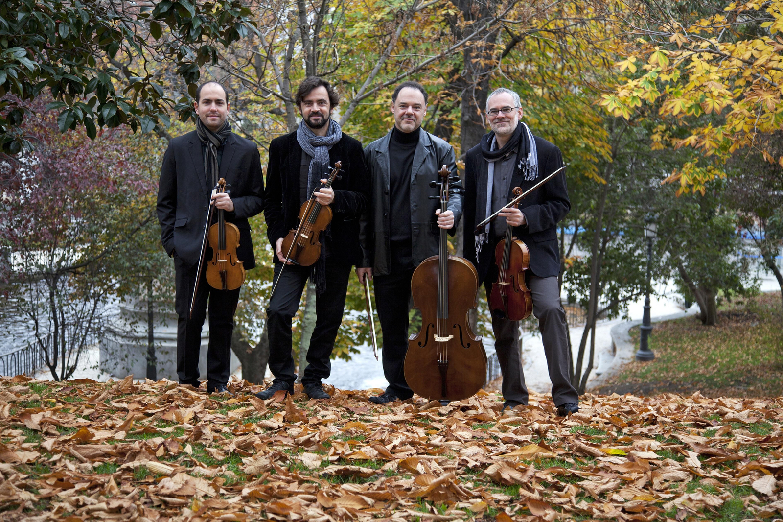 Trifolium, desde la izquierda: Sergio Suárez, Carlos Gallifa, Javier Aguirre y Juan Mesana.