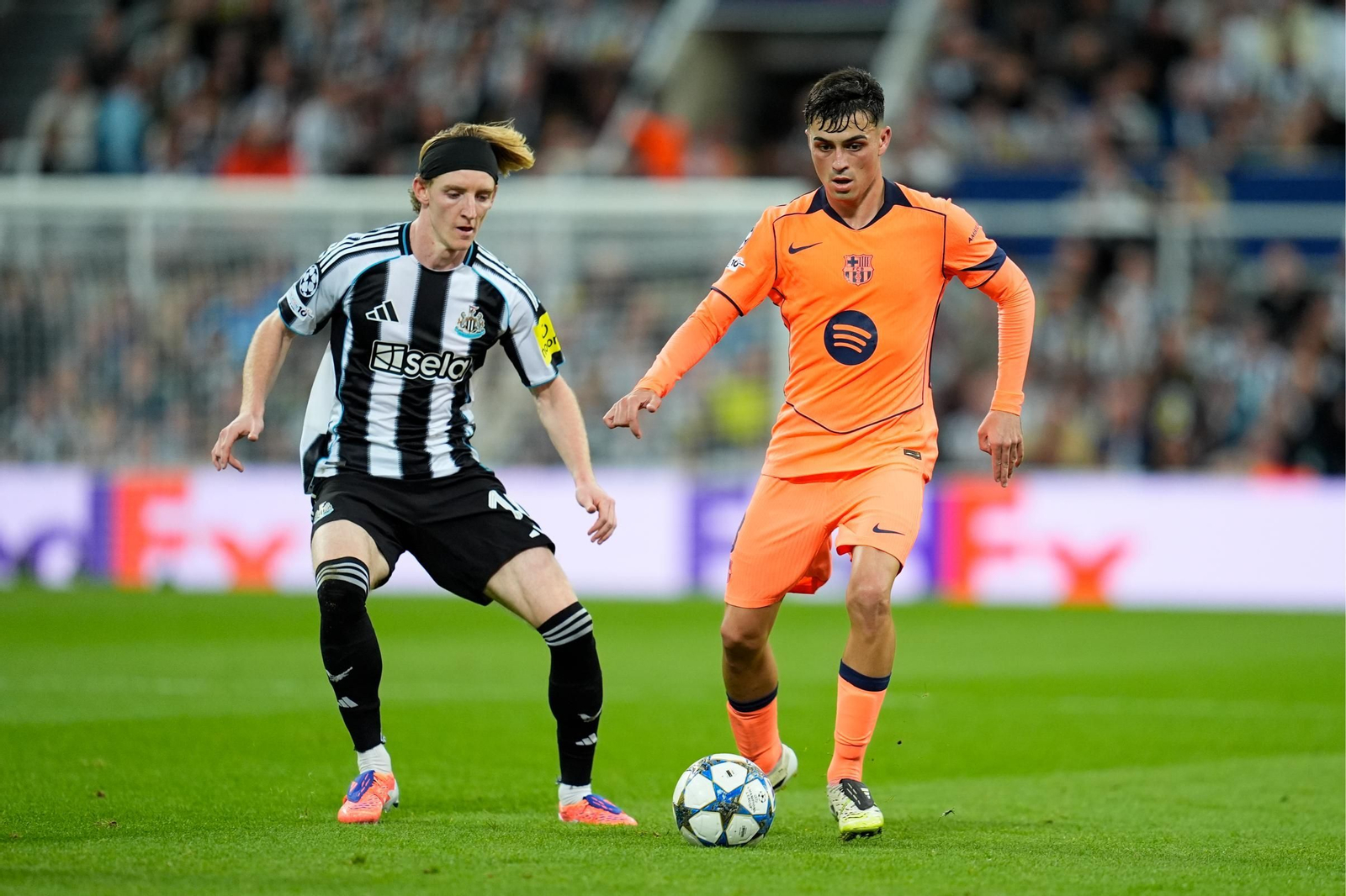 Las fotos del Newcastle-Barcelona