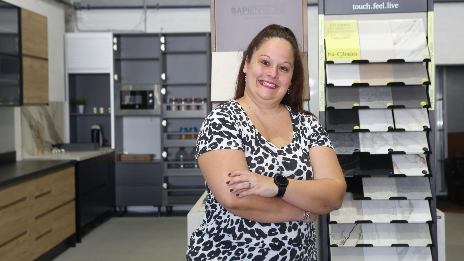 Amanda Casas, propietaria de Cocinas Arya