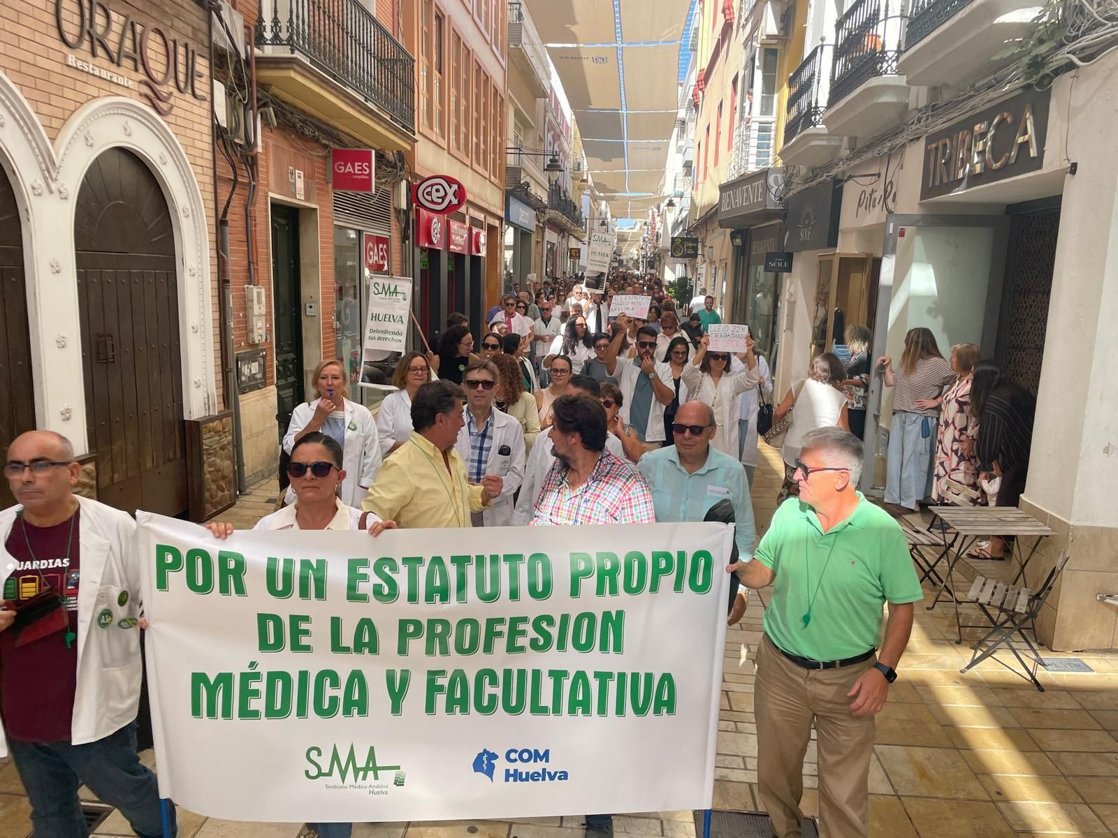 Huelga del pasado junio en Huelva.