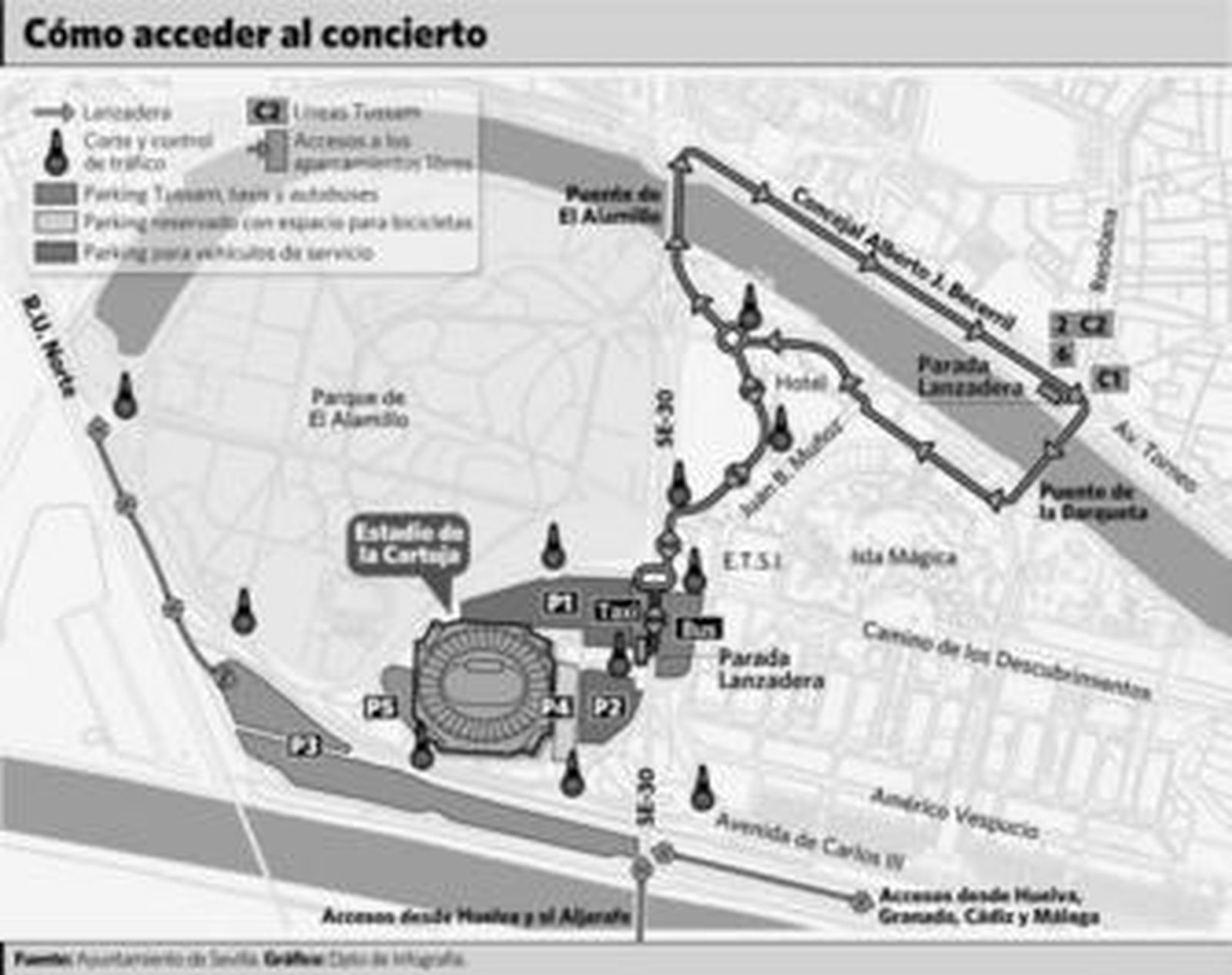 Fans de la reina del pop hacen cola desde ayer ante el estadio.