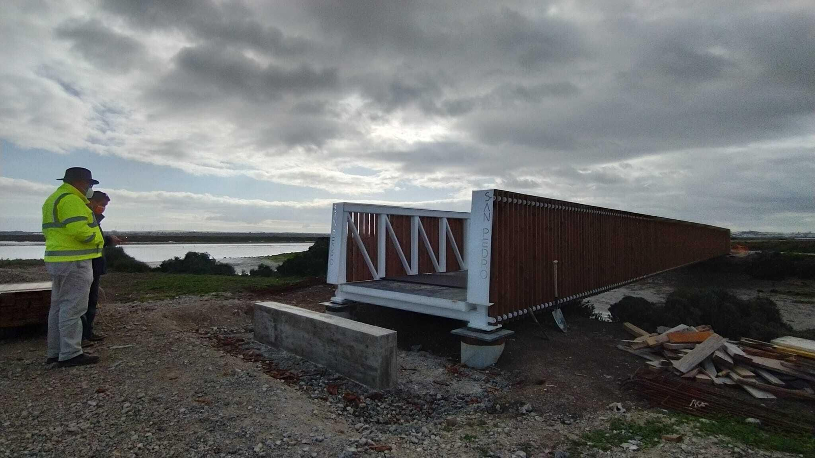Así es el nuevo sendero que une San Fernando y Chiclana
