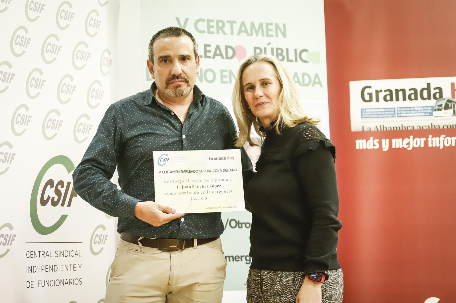 Las imágenes de la entrega de diplomas a los 23 finalistas del V Certamen del Empleado Público del año