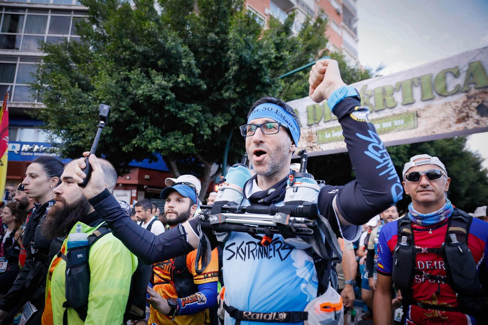 Así ha sido la salida de La Desértica desde la Rambla de Almería