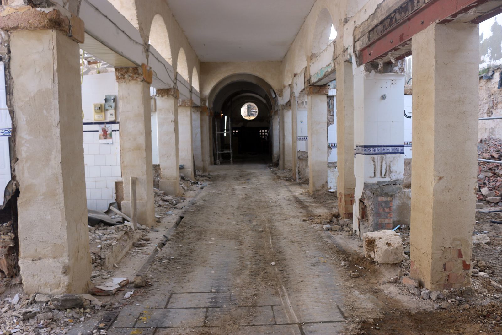 Las obras del Mercado de Abastos de Puerto Real