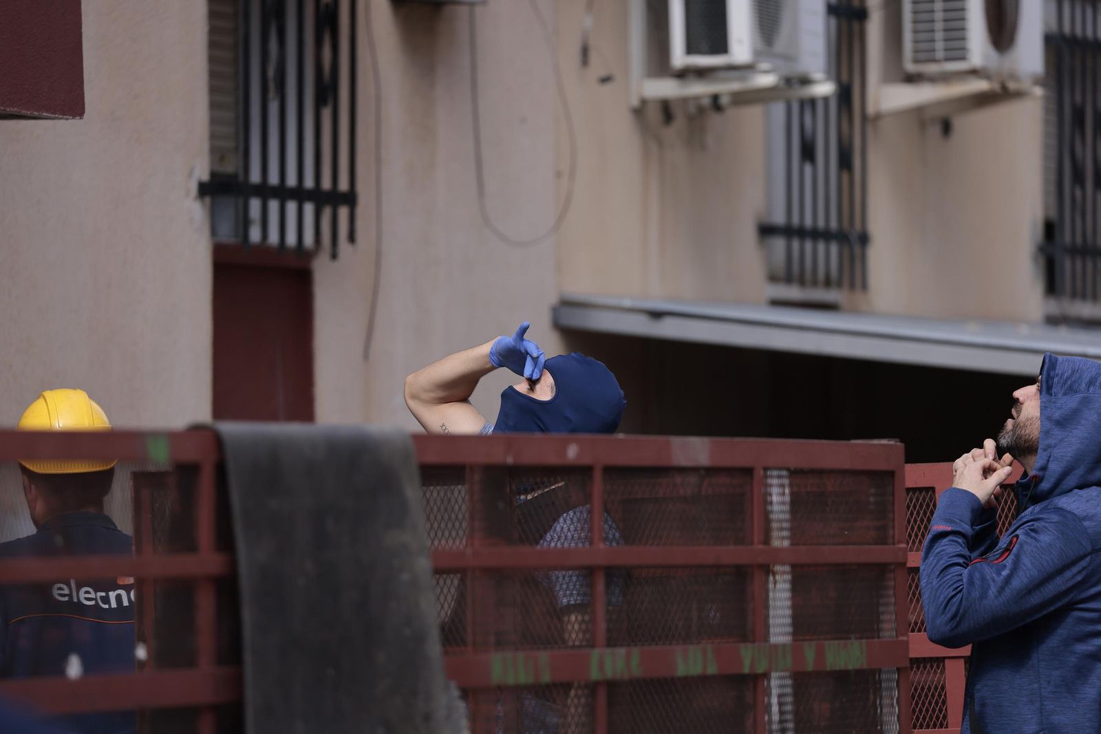 Batida contra la marihuana en el Polígono Norte, todas las fotos