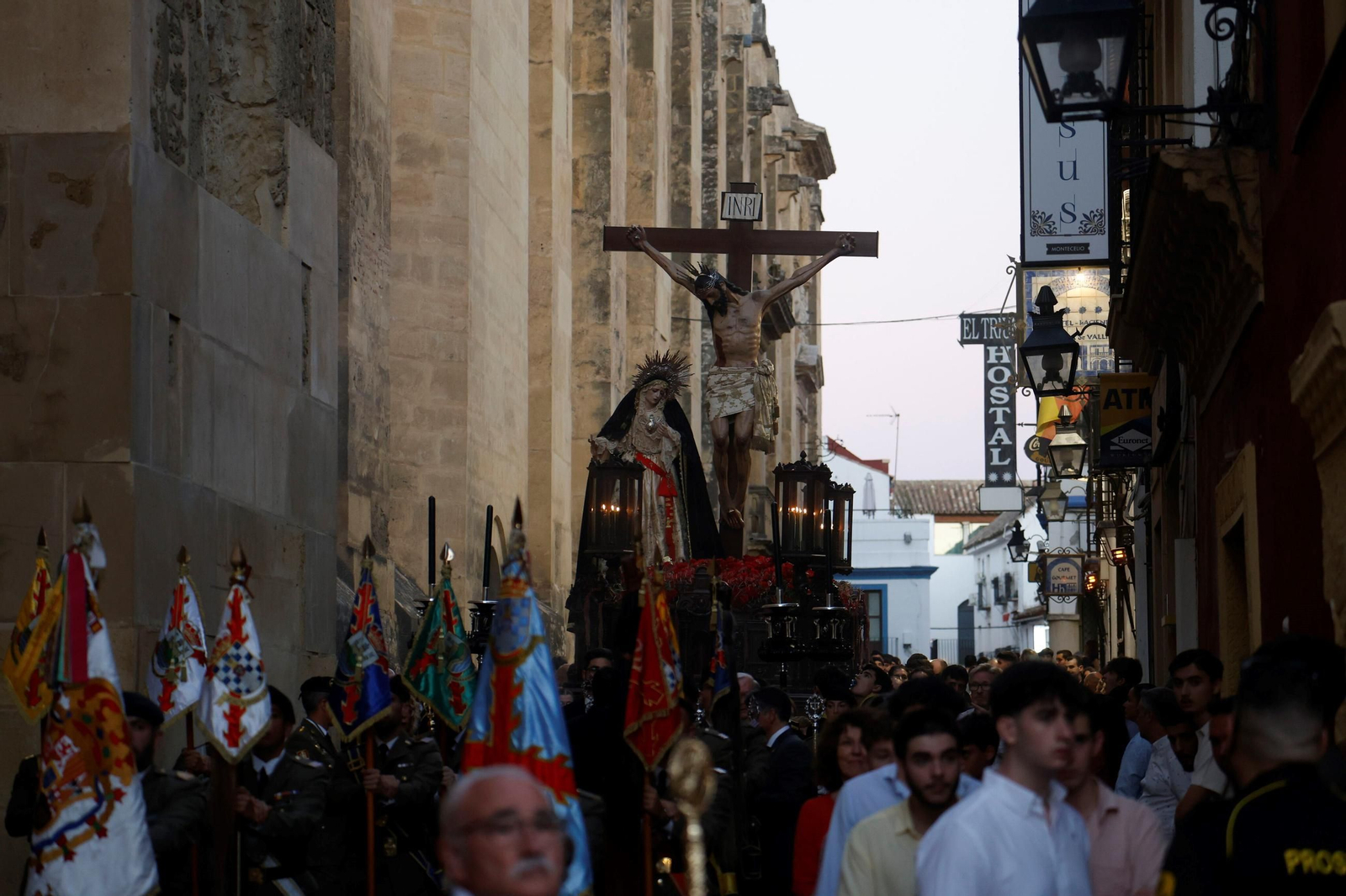 Cristo de Zacatecas, de Montilla, en el Magno Vía Crucis de Córdoba.