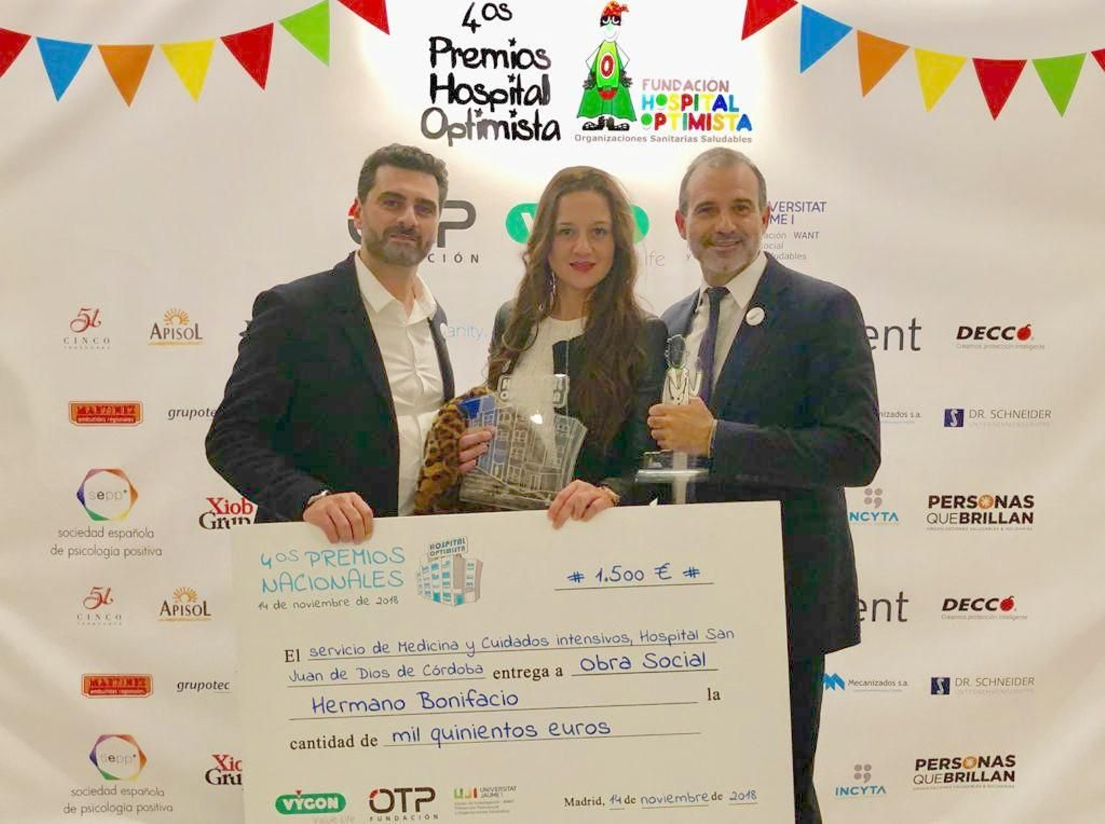 Antonio Coba, Francisca Yuste y José Carlos Igeño.