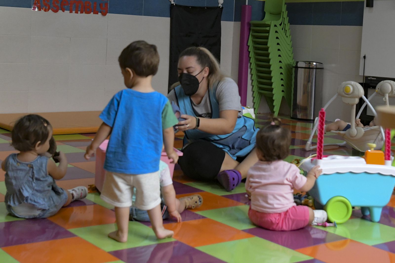 Primer día en la escuela infantil Patosos. de Albolote.