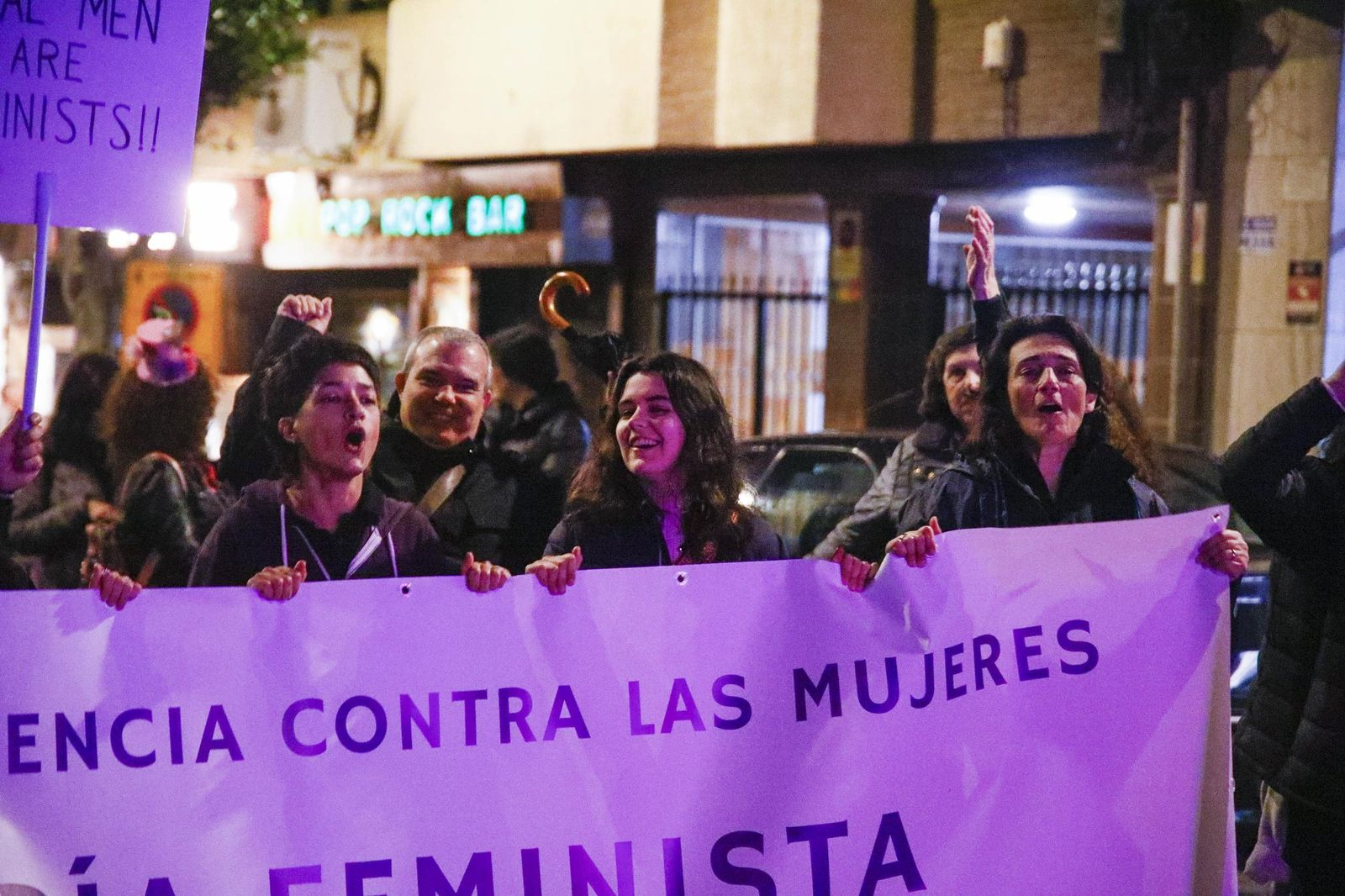 Las imágenes de la manifestación realizada por Asamblea Feminista 8M en Almería