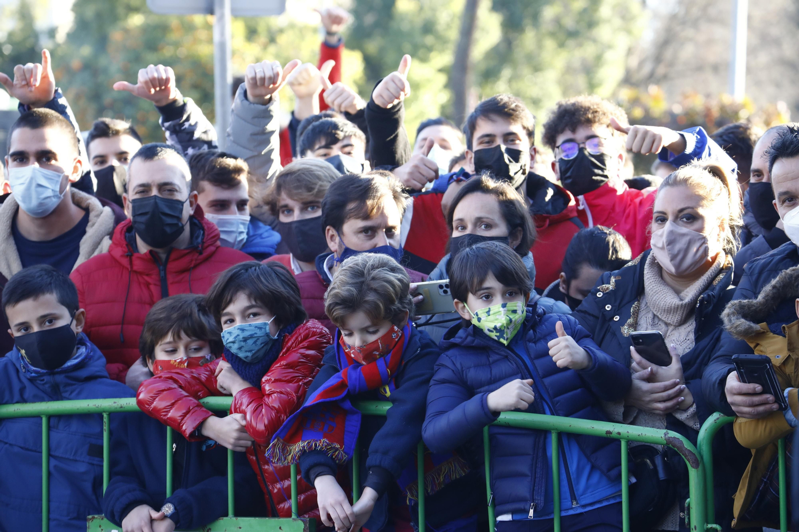El Barça ya prepara la Supercopa en Córdoba, en imágenes