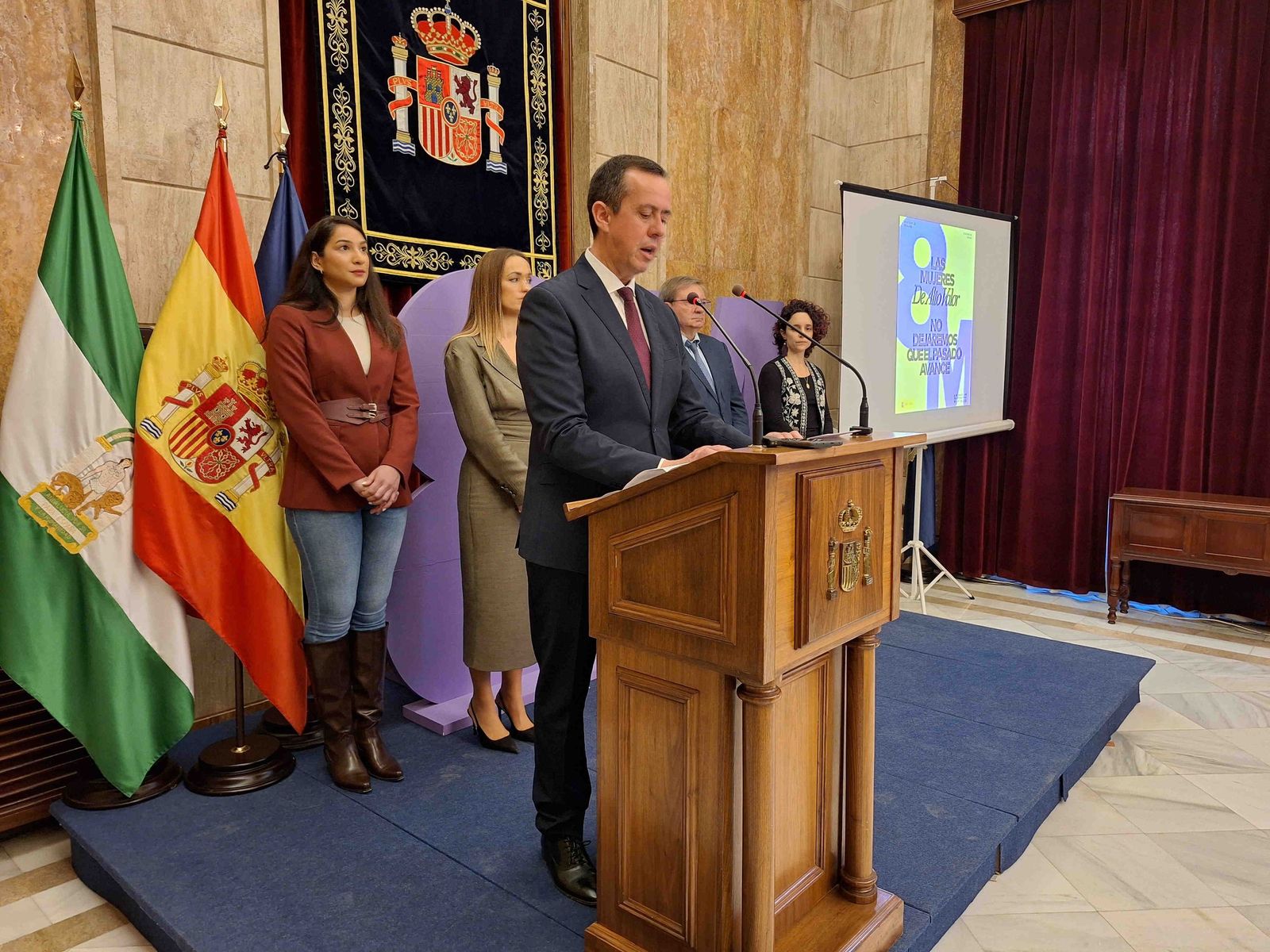 Acto conmemorativo del Día de la Mujer en la Subdelegación del Gobierno en Almería