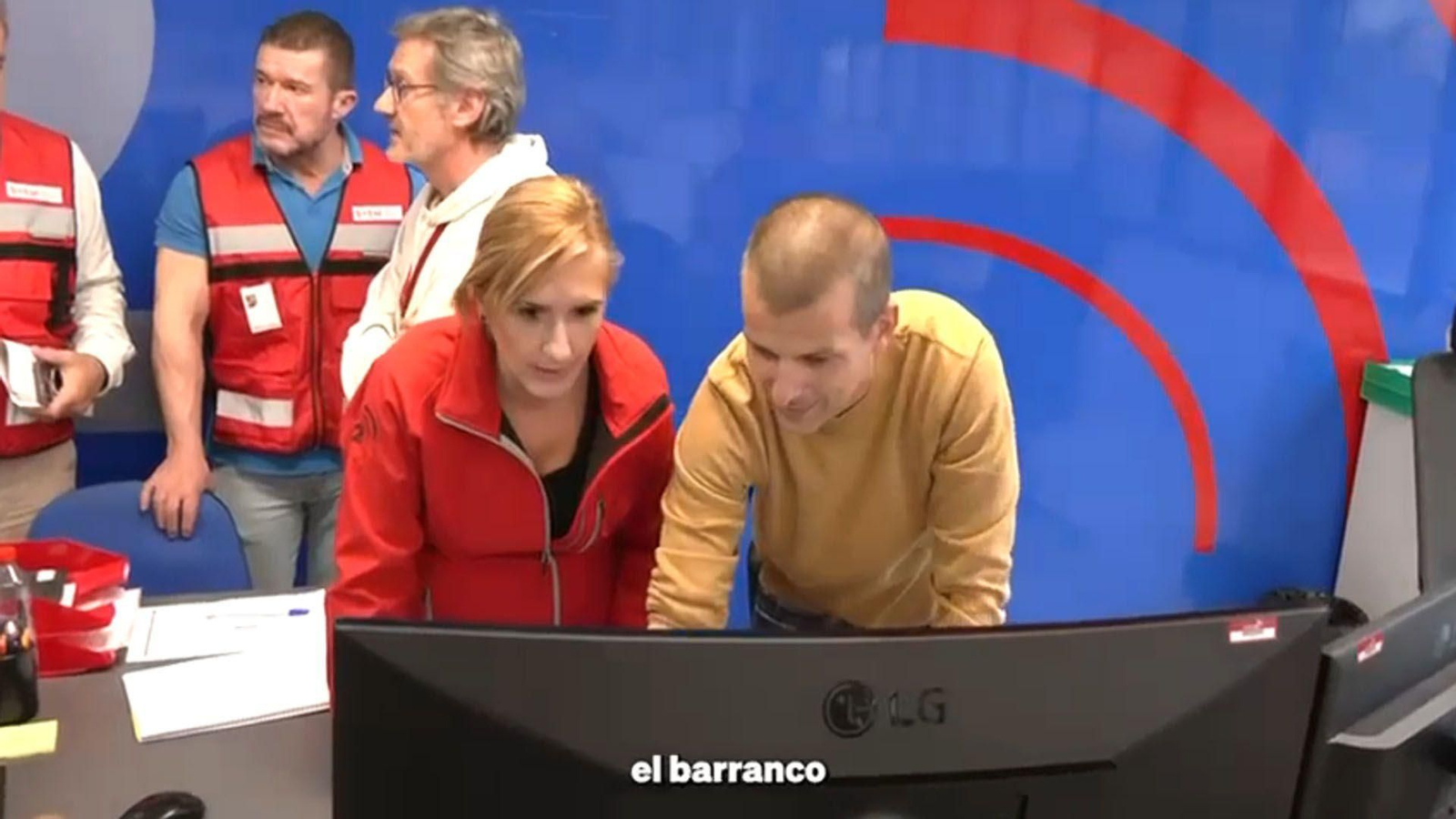 La ex 'consellera' Salomé Pradas en uno de los vídeos del Cecopi del día de la dana.