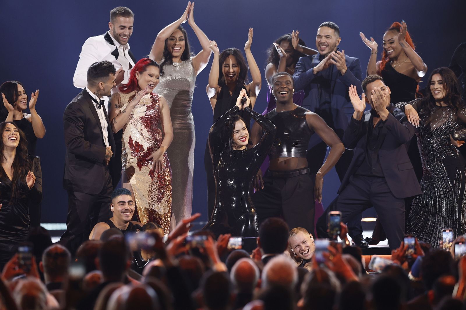La alfombra roja de los Grammy latinos