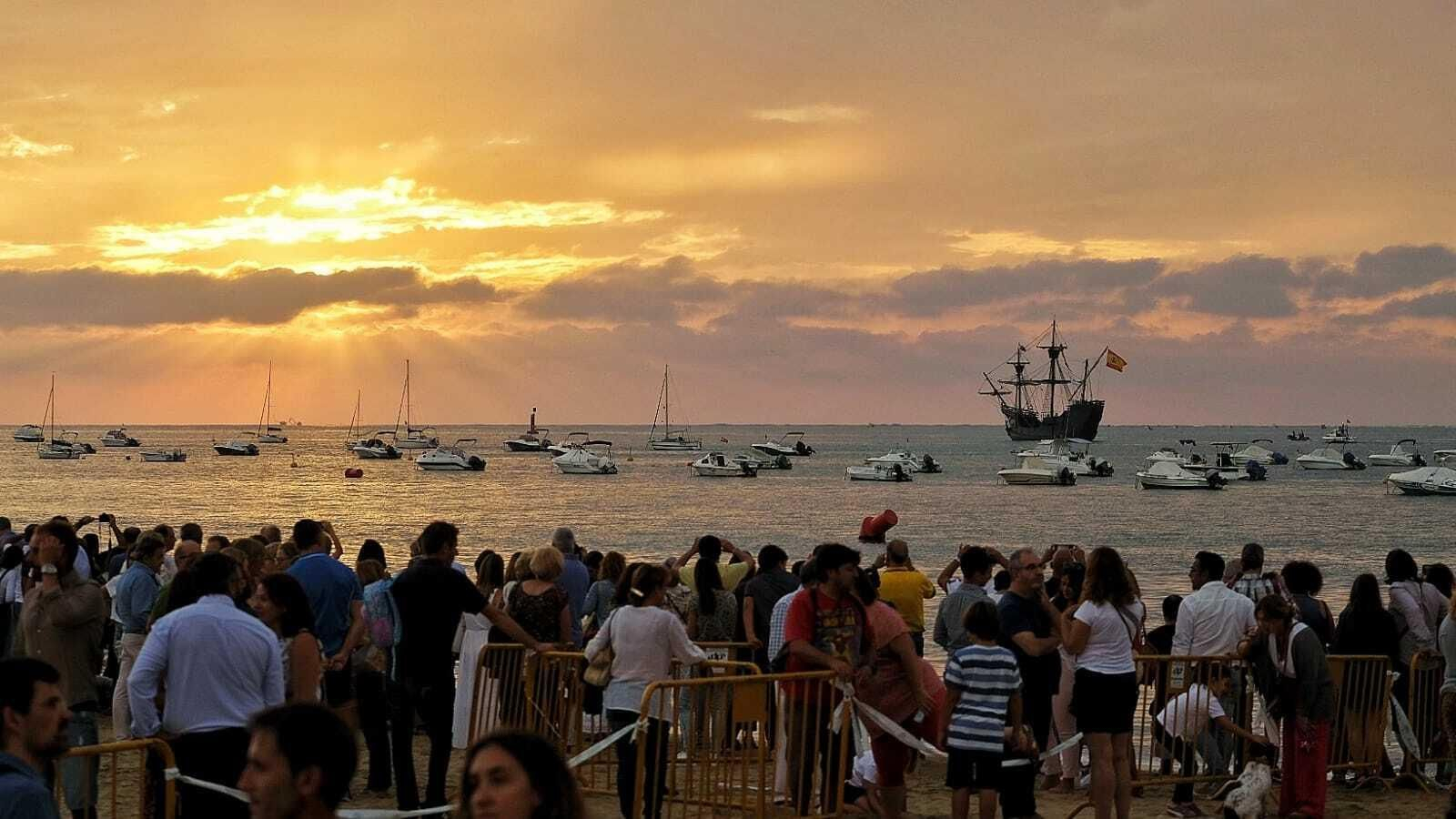 La fiesta de celebración del V Centenario en Sanlúcar