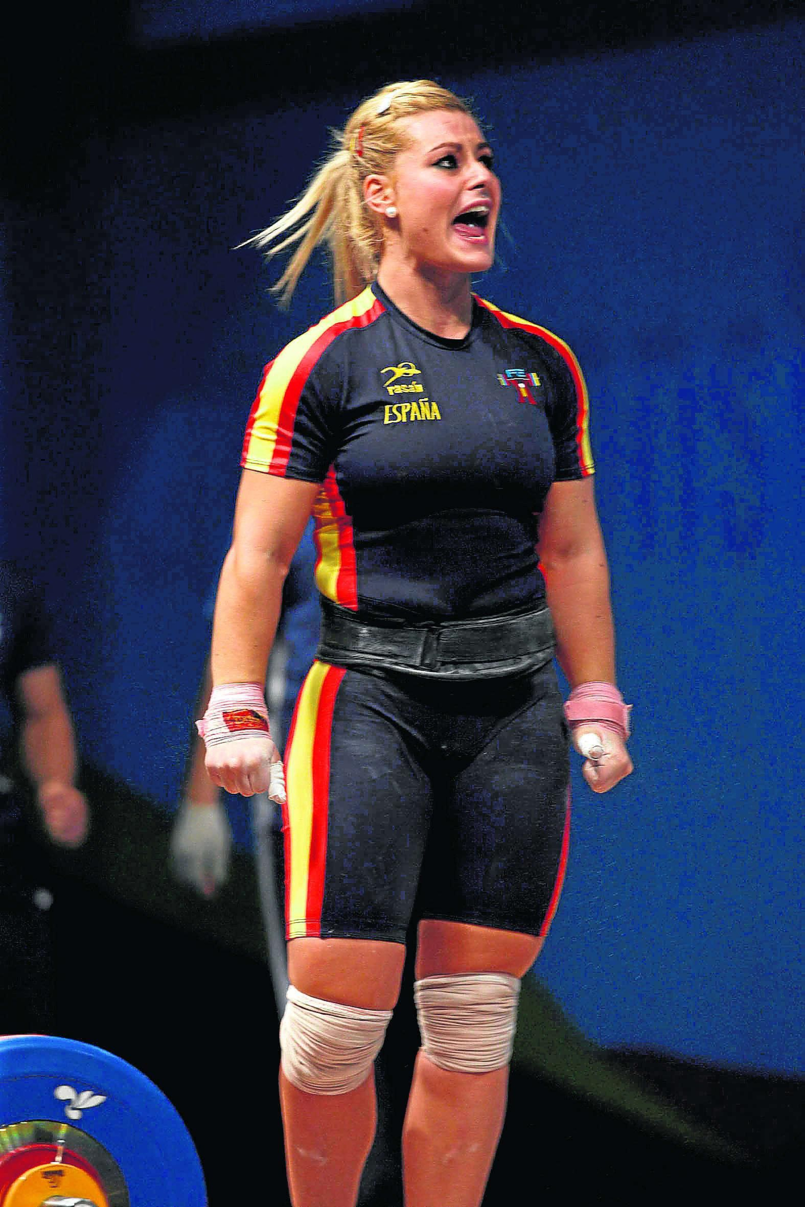 Lidia Valentín, en el Mundial de Corea.