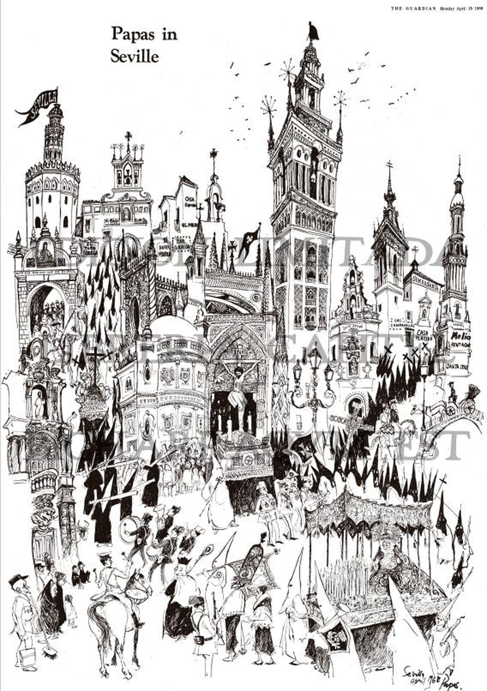 Una de las ilustraciones halladas