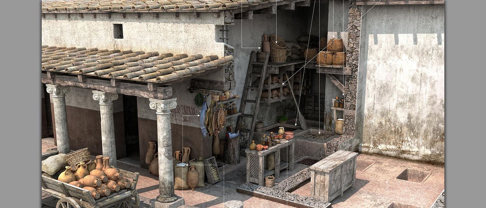 Así era la tienda de venta de garum de Baelo Claudia Así era la tienda de venta de garum de Baelo Claudia