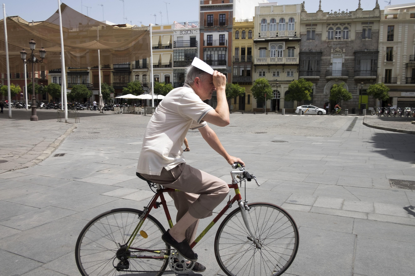La ola de calor en Sevilla
