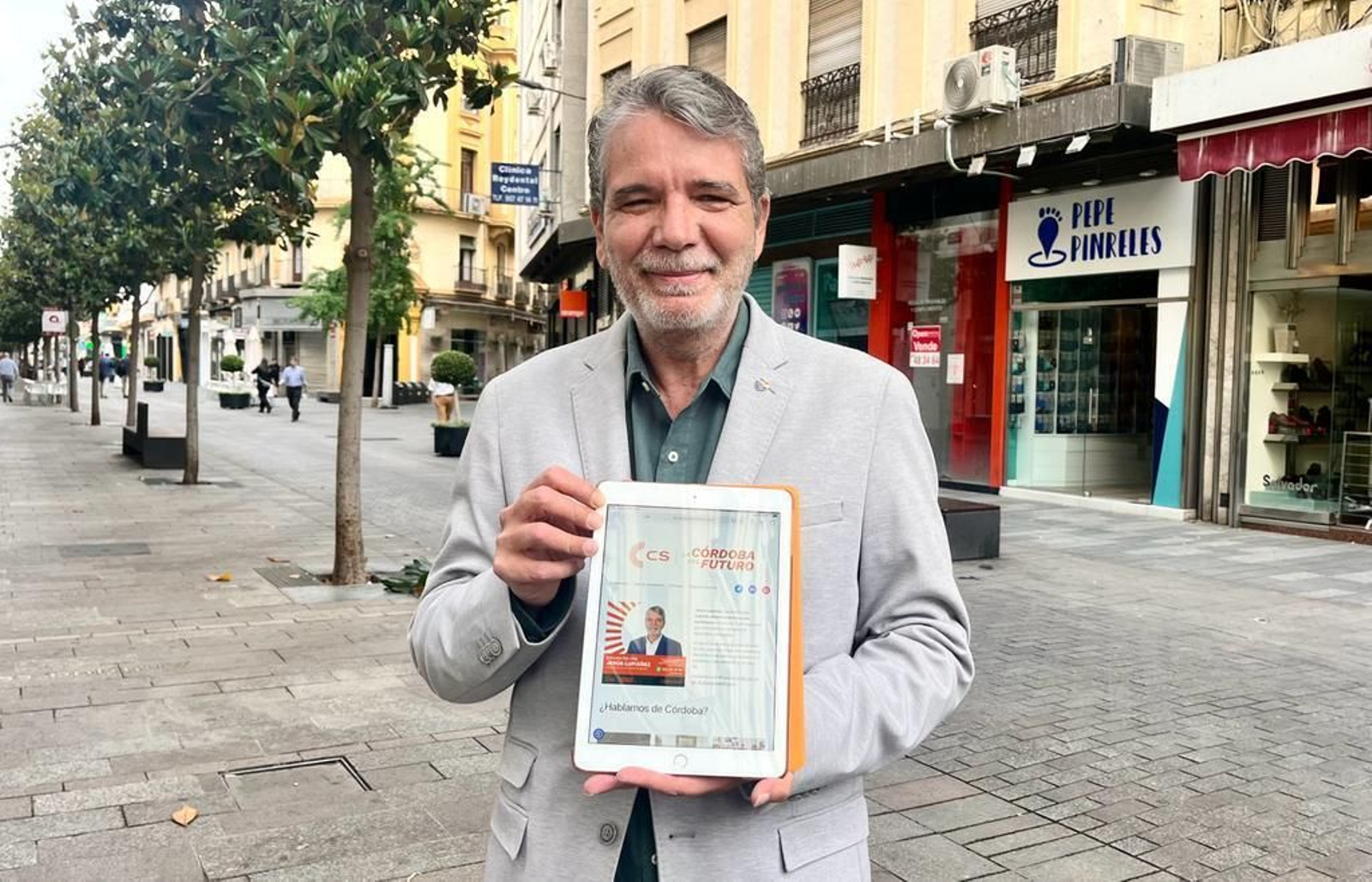 Jesús Lupiáñez, candidato de Ciudadanos a la Alcaldía de Córdoba.