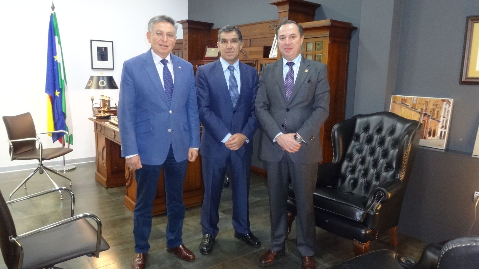 Francisco de Paula Sánchez Zamorano, Lorenzo del Río y Diego Juan Chacón.