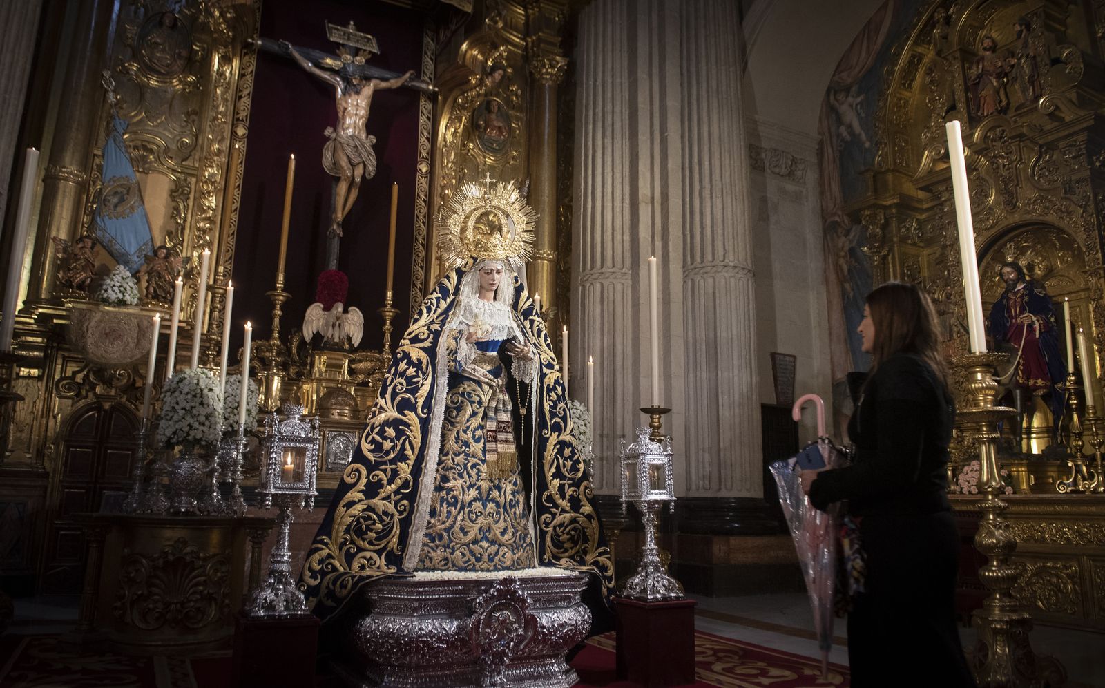Imágenes del besamanos a Nuestra Señora del Socorro